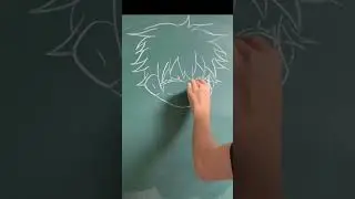 drawing Satoru #jujutsukaisen #anime #drawing #shorts