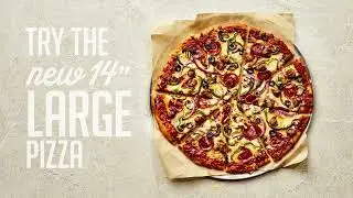 Your Pie Large Pizza Launch