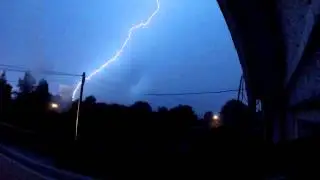 Thunder and lightning over Sandiacre