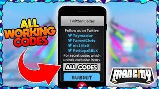 ALL WORKING CODES IN MAD CITY!🌟