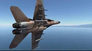 DCS World : f-18 C  hornet Vs  Sukhoi Su-33