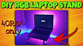 laptop stand diy. how to make laptop stand at home | TechyTrap | #laptopstand #rgb