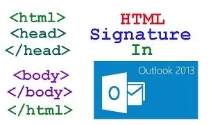 How to add html signature in outlook