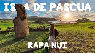 ISLA de PASCUA 🗿 Moais y qué hacer en una RUTA 🚙