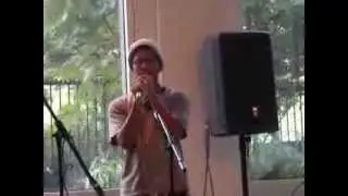 Kadell at The Muse's Back to School Open Mic Night