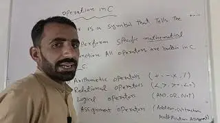 Operator in C/ C++ | what is operater in C | Type of Operators | operators in Programming language