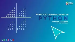 Print Fifth Pattern using nesting of for loops in Python