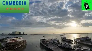 Cambodia / Morning on the Ferry (4k)