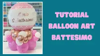 Balloon art tutorial for baptism!