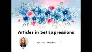 Articles in English. Easy English