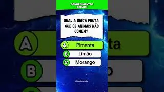 📚 Quiz conhecimentos gerais!