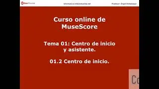 Curso de MuseScore 01 2 Centro de inicio