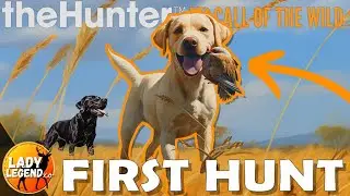 WATCH THEM SWIM on FIRST HUNT with LABRADOR RETRIEVERS!!! - Call of the Wild (Early Access)