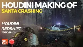 Houdini Environment Tutorial Santa Is Crashing To Town
