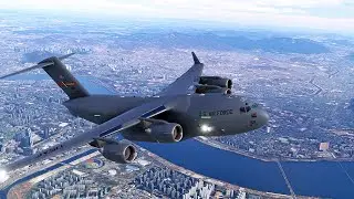 C-17 글로브마스터 III 수송기 '김포-제주' 비행!