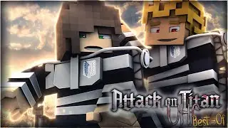 J'ai fait jouer un AOT UHC à ma copine... (elle n’a jamais joué à Minecraft) 🔵