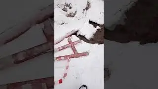 Круговорот канализационной воды в природе, зимой.