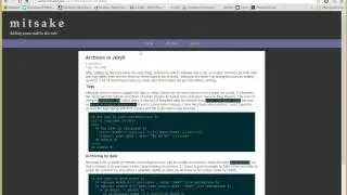 Jekyll tutorial - static blog - pagination and archive section