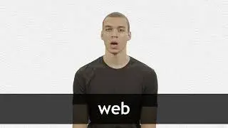 How to pronounce WEB in American English