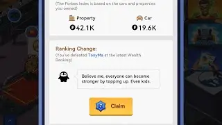 Idle office tycoon get rich, on buying yulong villa 🏠 got 7 reputation stars ⭐️ free