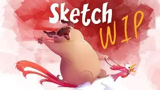 Сolor sketch in Adobe Photoshop