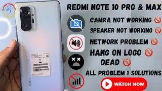 Xiaomi Redmi Note 10 Pro Front Camera Not Working Solution-CPU Reball Tutorial | chandra technology