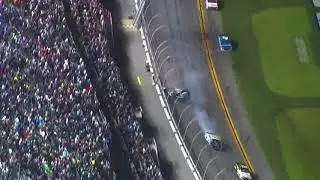 Ryan Newman Crash (Aerial View) - Final Lap in Daytona 500 2020 
