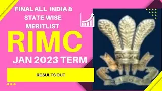 #RIMC FINAL ALL INDIA MERIT LIST OUT!