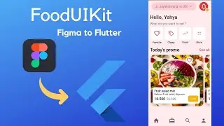 FoodUIKit - Figma to Flutter | Flutter | Android App | iOS App