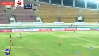 TRỰC TIẾP Lào Toyota 0-2 Sana Khánh Hoà | Bán kết mekong cup 2017