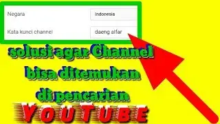Cara membuat kata kunci channel youtube agar bisa di temukan