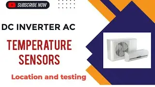 DC Inverter AC temperature sensors, their location and testing#dcinverterac #temperaturesensor