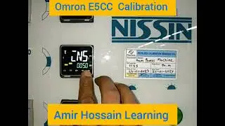omron E5CC Calibration setting. omron E5CC sensor correction setting. omron E5CC visible actual temp
