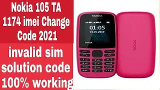 nokia 105 /2021/ ta 1174 imei change code imei Repair Code invalid sim  mobile problem solution