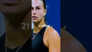 SABALENKA goes up 2-0 1st SET vs ZHENG #usopen #rolex  #viralshort #shorts