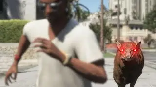 GTA 5 -- Demonic deer 🦌😱 (euphoria, physics, ragdoll, explosion, crashes, accident)