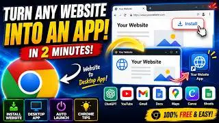 Google Chrome Web Apps Explained | Install Any Website as an App | Complete Guide 2026 !!