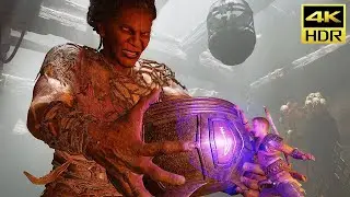 Atreus vs Gryla Boss Fight - God of War Ragnarok (PS5) @ 4K HDR 60ᶠᵖˢ ✔