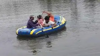 Shahri boat in village (Pahlam) Pokhar (pond).