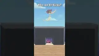 Who can hit Kirby through the wall?