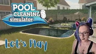 Pool Cleaning Simulator - A New Rival to Powerwash Simulator? YES PLEASE! #steamgames #indiegame