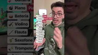 Quantos desses instrumentos musicais você consegue falar em inglês?