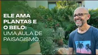 Ele ama plantas e beleza: incrível Marcel da Allamanda.