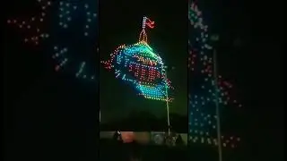 Lucknow G20 big drone show 