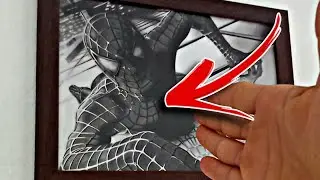 Coloquei meu desenho no quadro, ficou top!!!!