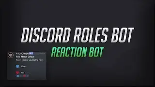 2020 How To Setup Discord Reaction Bot [Simple/Fast]