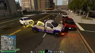 holownik oraz postać Flashing Lights Polska | straż miejska
