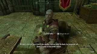 General Tullius tells how goes the war after he lost all holds. Skyrim Anniversary Edition