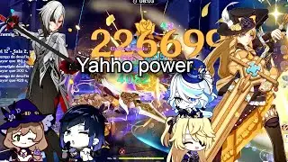 4☆ & 3☆weapon! C0 Lisacchino overvape & C0 Naviarina yahhoー4.7 abyss 12: 9 stars.【原神】