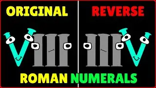 Roman Numerals Number Lore but Reverse Sound || Strange Sounds || Numbers lore
